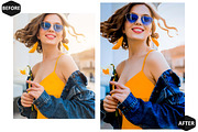 12 Blue Graphy Photoshop Actions, an Action Add-On by Hue Palettte Studio (Thumbnail 2 of 9)