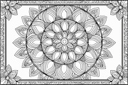 Intricate Floral Mandala Art Set, an Illustration by Designs_River (Thumbnail 3 of 7)