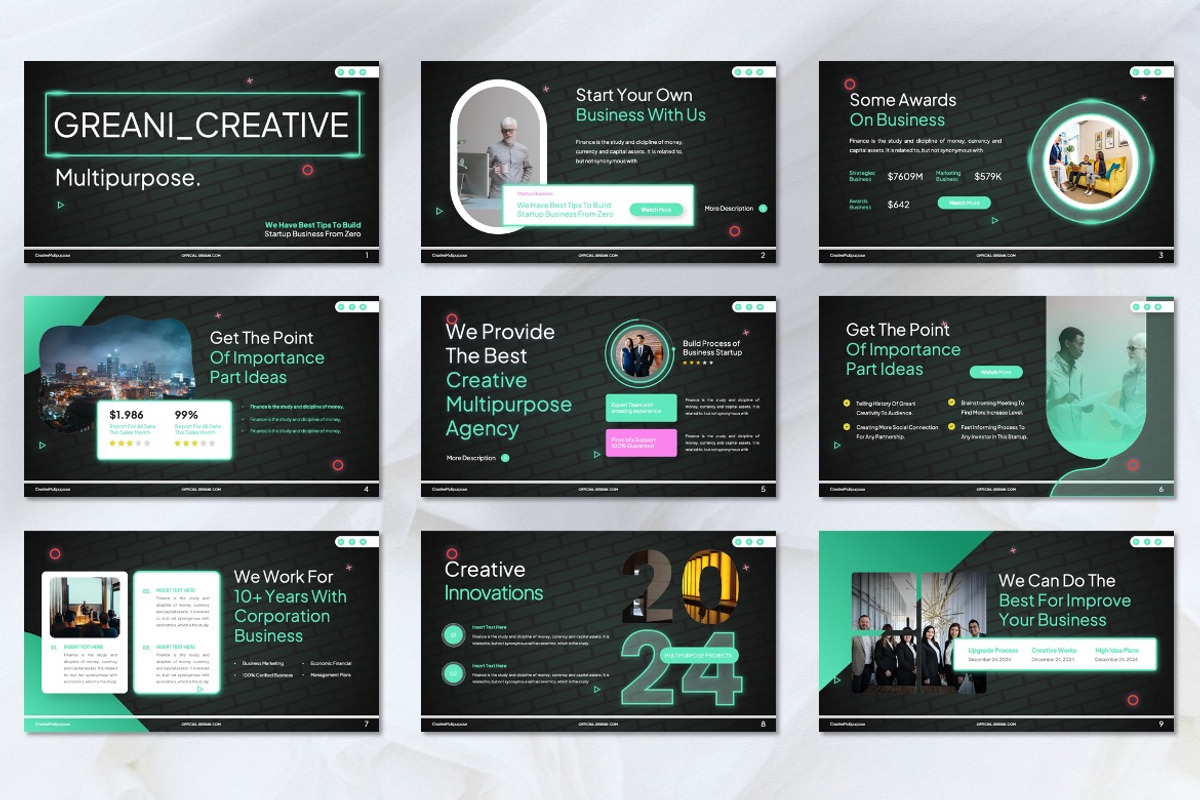 Greani - Corporate Keynote, a Presentation Template by Dhabee (Photo 5 of 7)
