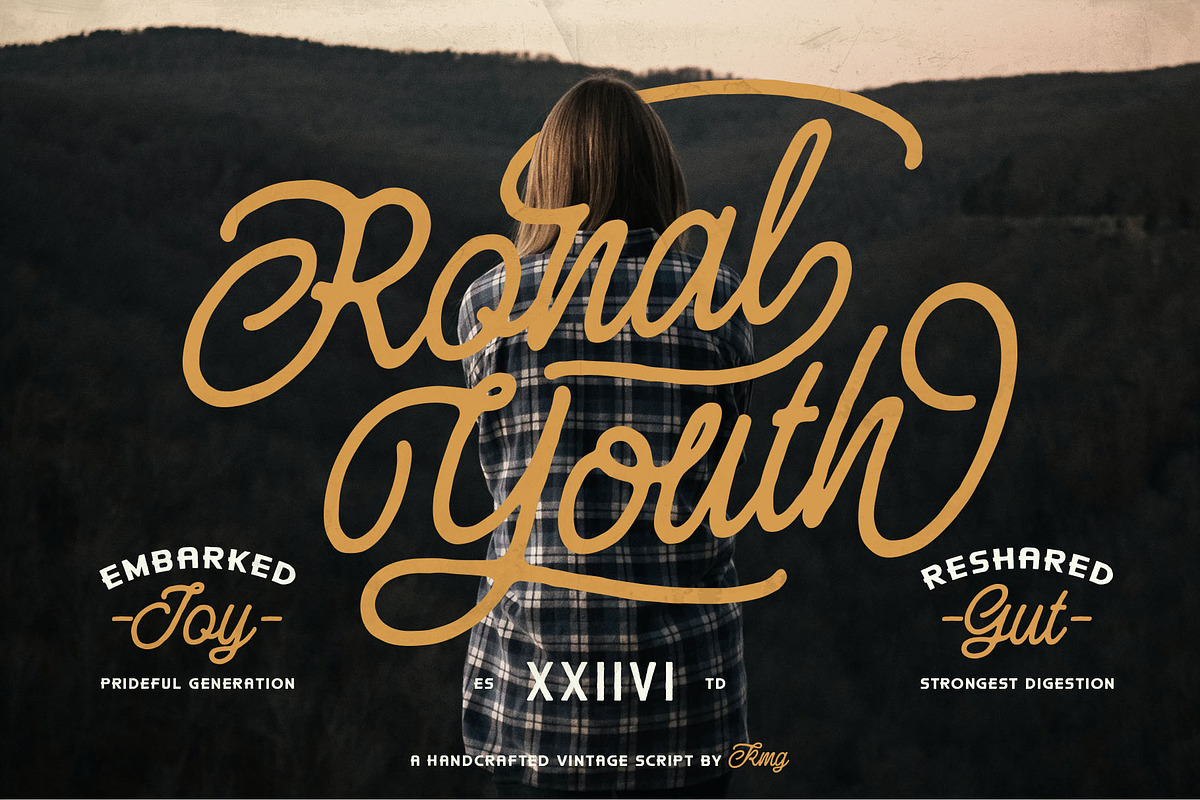 Herilego Sites Typeface, a Script Font by alit design (Photo 6 of 17)