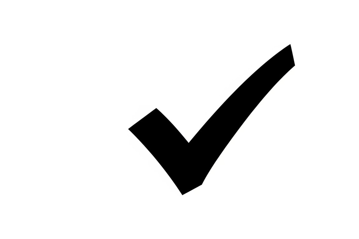 Simple and bold checkmark silhouette, an Illustration by Amazin_art (Photo 15 of 26)