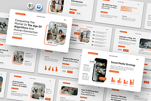Conquering The Market - Keynote, a Presentation Template by QR Design Studio