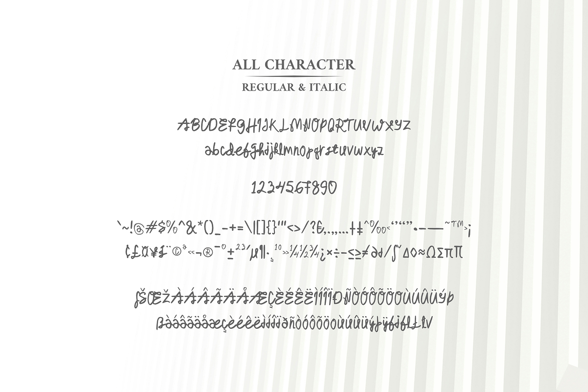 Melliora Script Casual Signature, a Script Font by mesuka (Photo 5 of 5)
