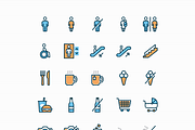 Wayfind and Airport filled icon set, an Icon by Mir store (Thumbnail 2 of 2)