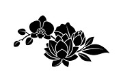 Floral Ornament Silhouette Bundle, an Illustration by BIPLOB EXPERT (Thumbnail 11 of 51)