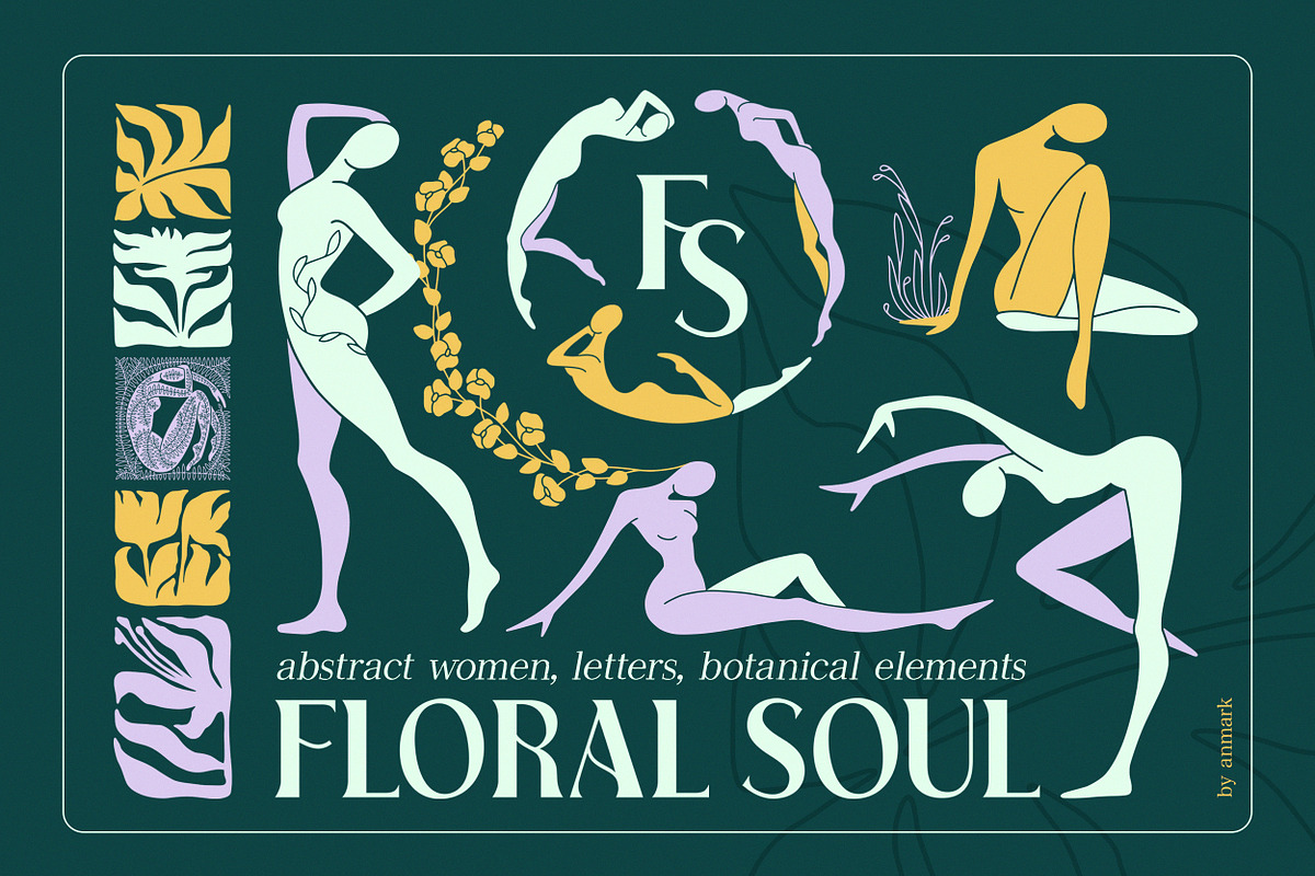 Floral Soul. Female body and flowers, an Object Graphic by AnMark (Photo 1 of 10)