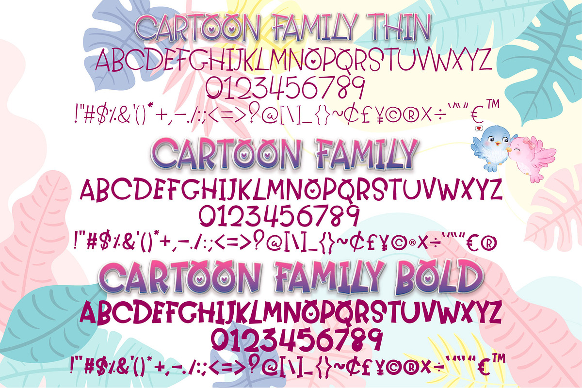 Cartoon Family Font, a Handwritten Font by Nobu Collections (Photo 8 of 9)
