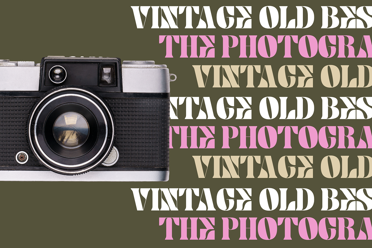 Retro Qesmo - Logo Bold Font, a Serif Font by Nirmana Visual (Photo 4 of 10)