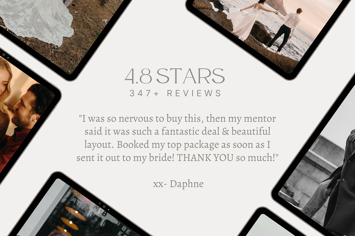 BOHO Wedding Photography Bundle, a Magazine Template by Signature Edits (Photo 4 of 7)