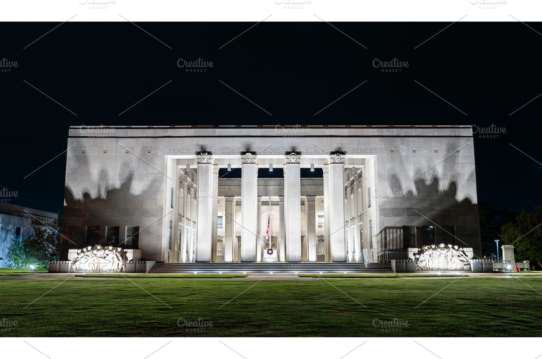 War Memorial Building exterior at, an Architecture Photo by Leonid Andronov