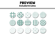 Retro 1.0 Procreate Brushes, a Brush Add-On by Design av MAD (Thumbnail 4 of 7)