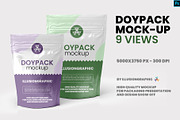 Doypack Mock-up - 9 Views, a Packaging Mockup by Illusiongraphic (Thumbnail 1 of 19)