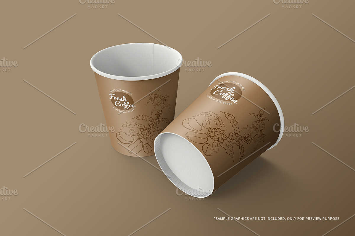 Paper Cup Packaging Mockups, a Packaging Mockup by shaikerintu (Photo 8 of 15)