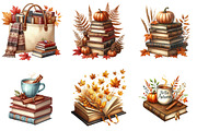 Autumn Books Sublimation Clipart Bun, an Illustration by DreamArtGraphic (Thumbnail 4 of 4)