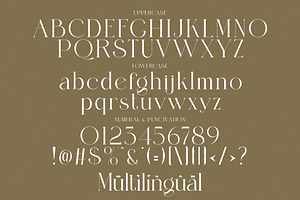 Mangro Elegant Serif Typeface