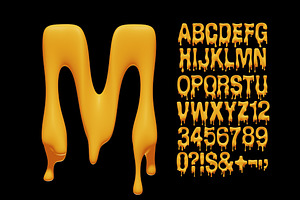 Melting Font