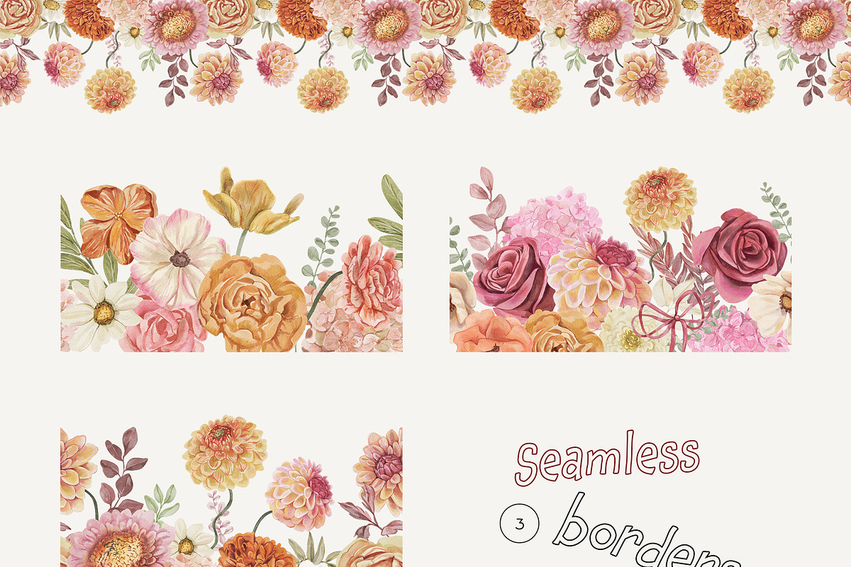 Autumn Garden floral watercolor fall, a Decorative Illustration by SunnyAfternoons (Photo 17 of 18)