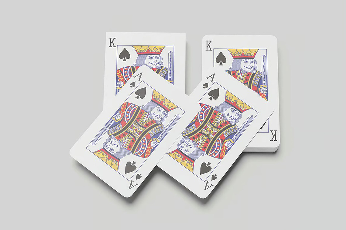Playing Card Mockup, an Advertising Mockup by Se٧enStudio (Photo 4 of 4)