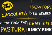 Comic Fonts, a Font by 128bit Technologies (Thumbnail 3 of 5)