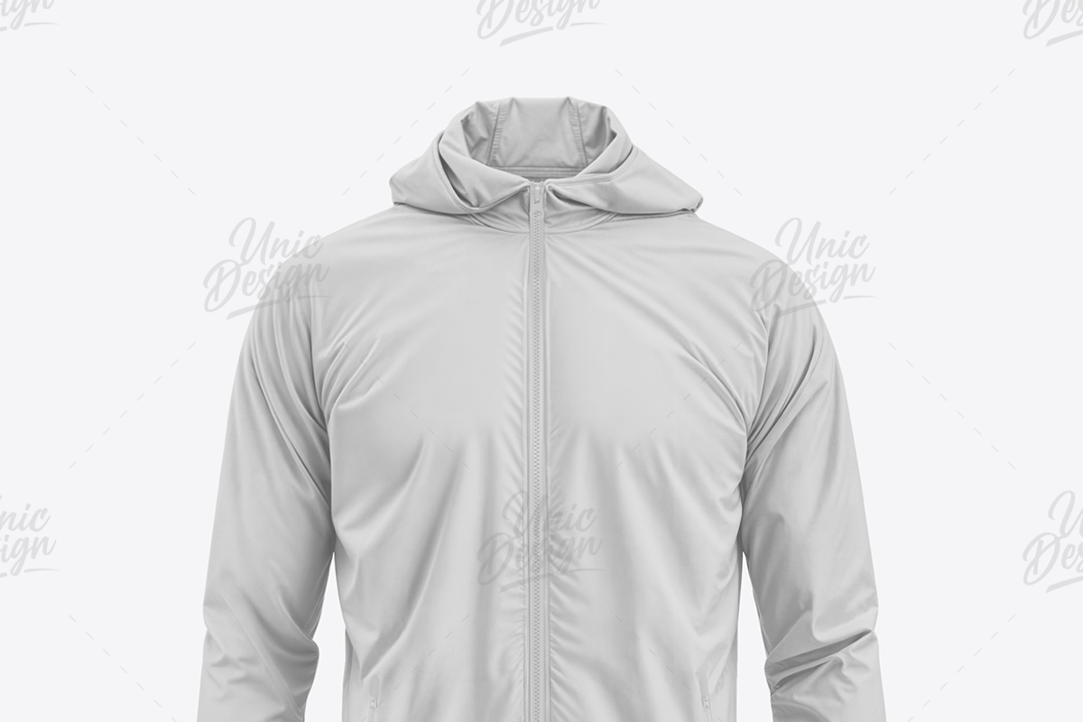 Windbreaker Jacket Mockup, an Apparel Mockup by UnicDesign (Photo 2 of 3)