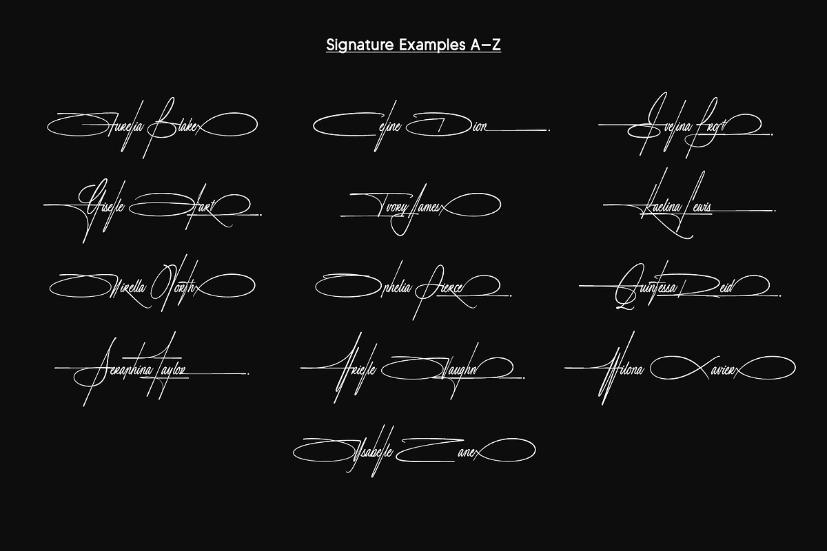 Luxodia Signature, a Script Font by Lemonthe (Photo 6 of 14)