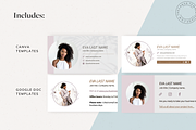 Eva Email Signature Canva Template, a Templates & Theme by The Canva Template Shop (Thumbnail 4 of 4)