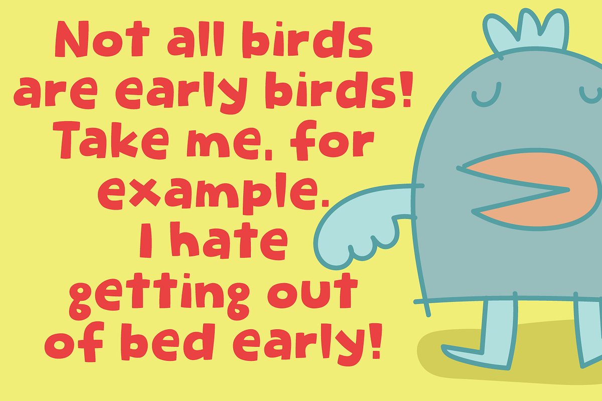 Sing A Song!, a Font by pizzadudedotdk (Photo 8 of 10)