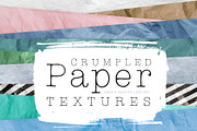 Real Crumpled Paper Textures, a Texture Graphic by Ramona Schratt (Thumbnail 1 of 11)