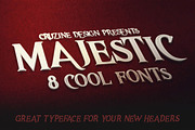 Majestic Typeface, a Font by Cruzine (Thumbnail 4 of 6)