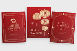 Chinese New Year Flyer Template, a Flyer Template by BrandPacks