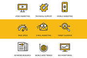48 SEO Icons, an Outline Icon by kucingklawu (Thumbnail 4 of 7)