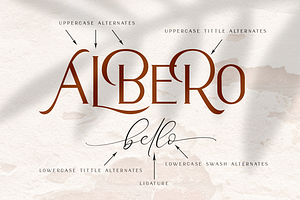 Alberobello // Fashionable Font Duo