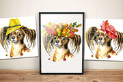 Watercolor long haired toy terrier, an Animal Illustration by Watercolor fantasy (Thumbnail 4 of 5)