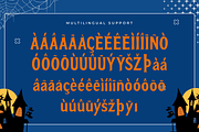 Witchveil - Modern Halloween Font, a Blackletter Font by overlaytemplates (Thumbnail 5 of 5)