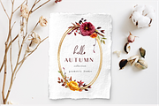 Hello autumn - watercolor collection, a Seasonal Illustration by Youksy (Thumbnail 11 of 17)