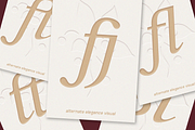 GC Romans Flower - Elegant Serif, a Serif Font by Glyphonic (Thumbnail 12 of 15)