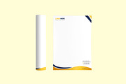 Letterhead Design Template, a Stationery Template by Vectsaifur807 (Thumbnail 1 of 2)