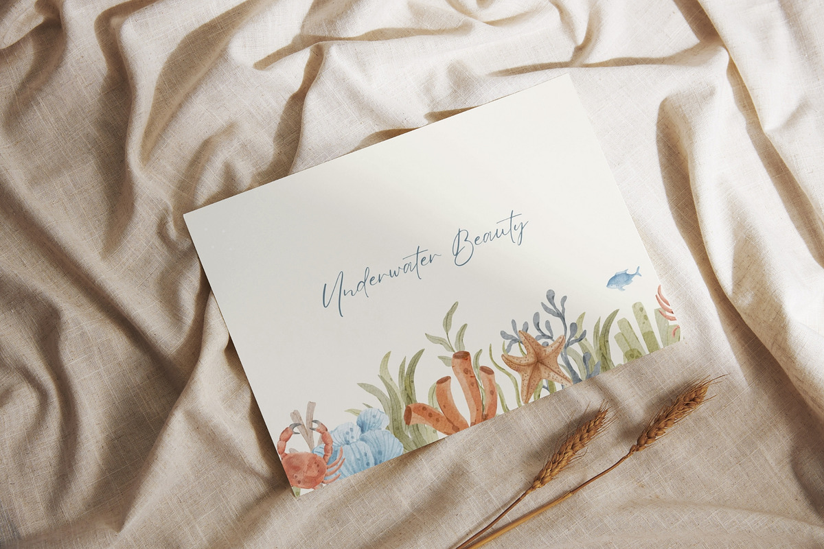 Watercolor Under Sea Collection, an Animal Illustration by Jenteva Art (Photo 8 of 14)