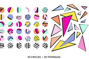 Memphis Design Patterns and Shapes, a Pattern Graphic by Pulpixel Design (Thumbnail 7 of 15)