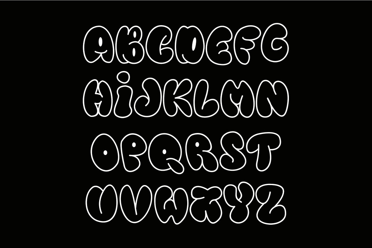 Boom Past Grafity Line Font, a Script Font by WhymoreArt (Photo 6 of 6)