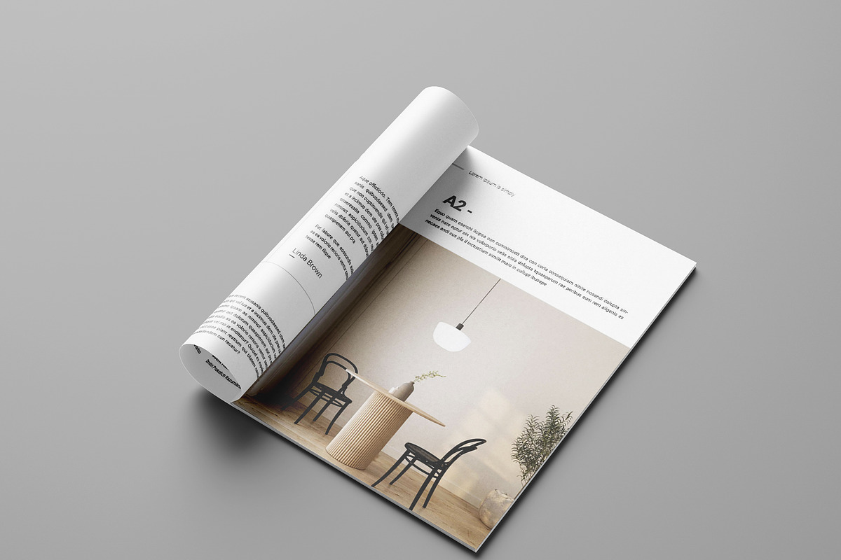 Modern Interior Magazine Layout, a Magazine Template by Seeing-art (Photo 3 of 11)