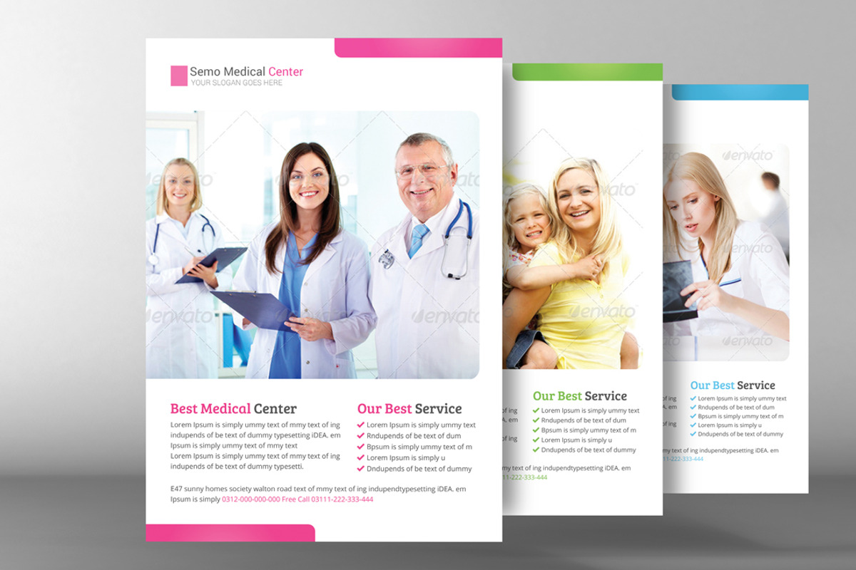 Health Care Flyers, a Flyer Template by graphicforest (Photo 2 of 3)