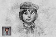 Quick pencil sketch photo effect, an Action Add-On by Shovajit (Thumbnail 3 of 7)