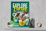 Explore Europe Flyer Template, a Flyer Template by Boostock (Thumbnail 4 of 6)