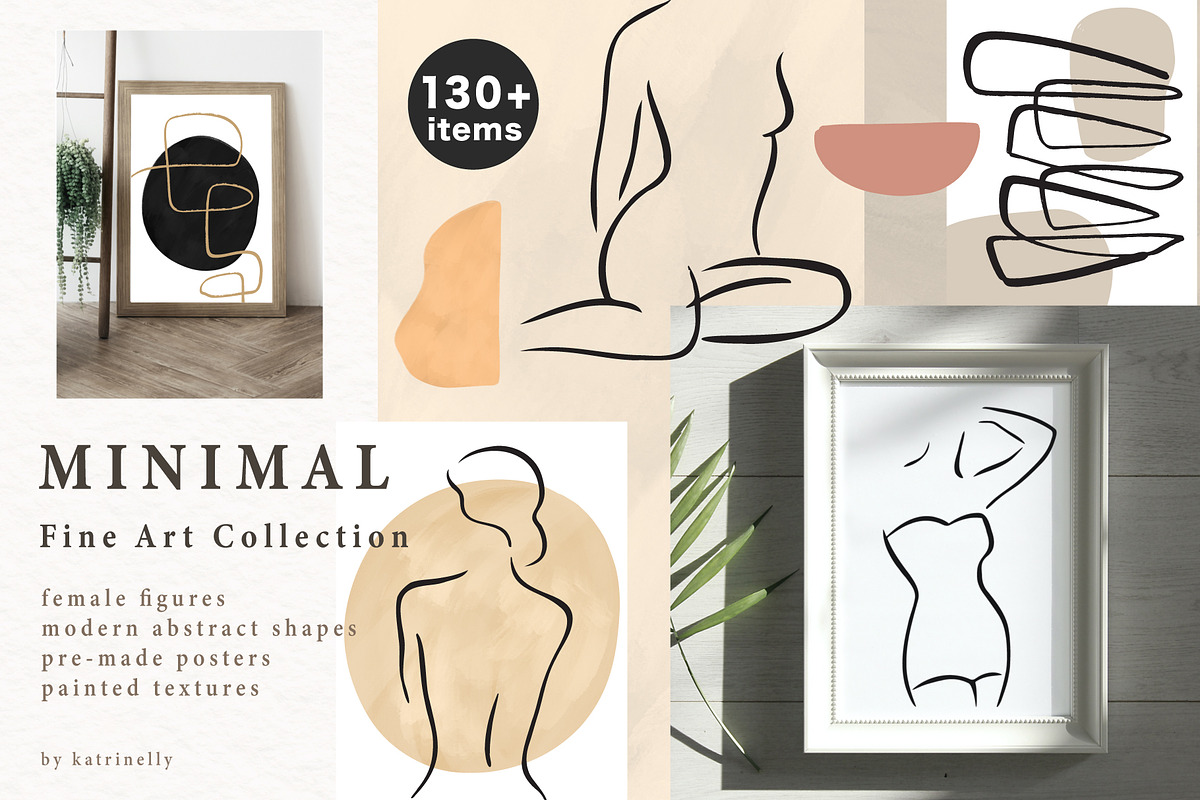130+ Abstract Modern Art Creator, a Background Graphic by Katrinelly (Photo 1 of 13)
