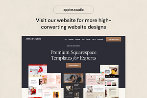 Squarespace Template: Balance