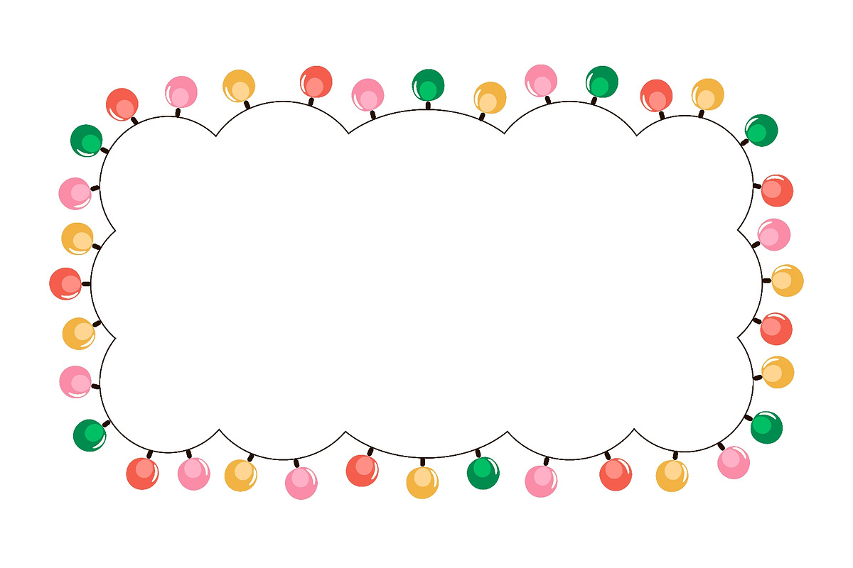 Colorful Christmas lights, shining, a Seasonal Illustration by sceptical cactus (Photo 1 of 3)