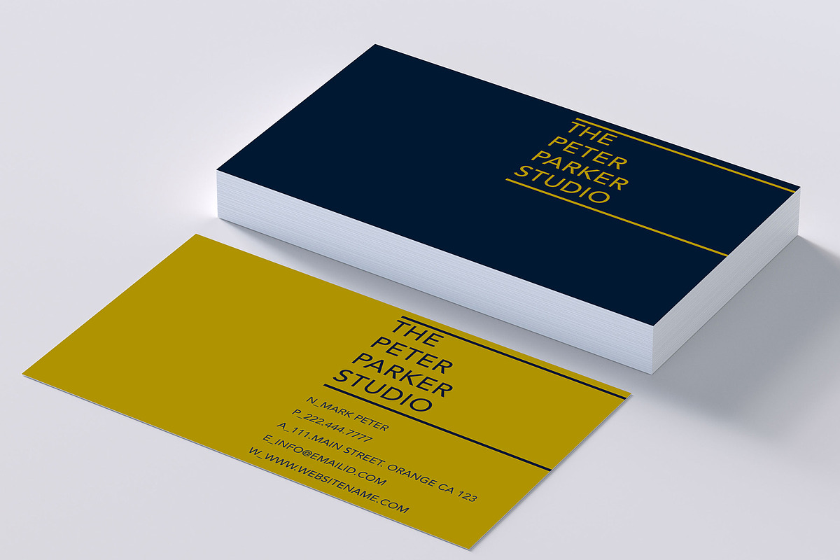 Rich colors elegant business card, a Business Card Template by Creative Designs (Photo 1 of 3)