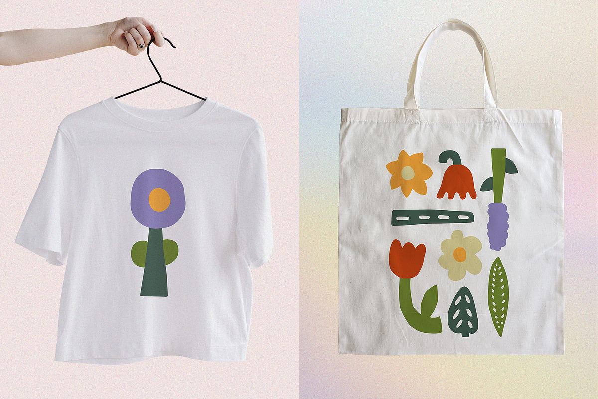 Spring Flowers Vector Collection, an Illustration by viktoriiavk (Photo 7 of 10)