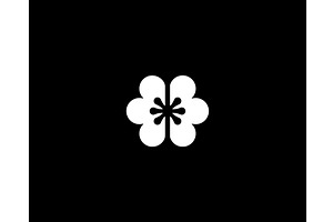 Abstract flower logo. Brain logotype, an Education Illustration by Bureau